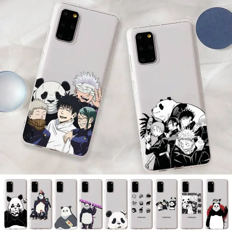 

Jujutsu Kaisen panda Phone Case For Samsung A10 20 30 50s 70 51 52 71 4g 12 31 Note 20 ultra