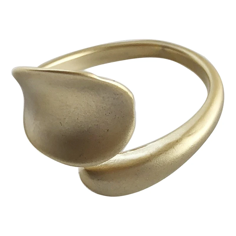 

Matte smooth opening adjustable ring female popular design metal zinc alloy finger ring women jewelry party gifts