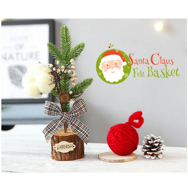 Новый 25 см мини Рождественская елка стол Декор небольшие украшения для вечеринок