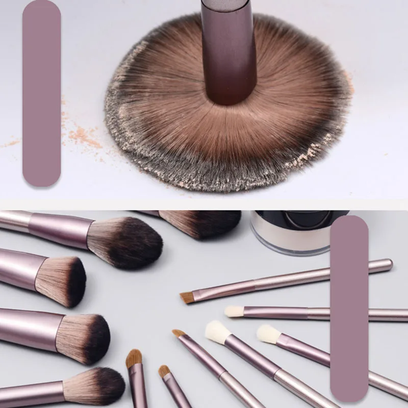 12Pcs Makeup Brushes Set For Foundation Powder Blusher Lip Eyebrow Eyeshadow Eyeliner Brush Cosmetic Tool