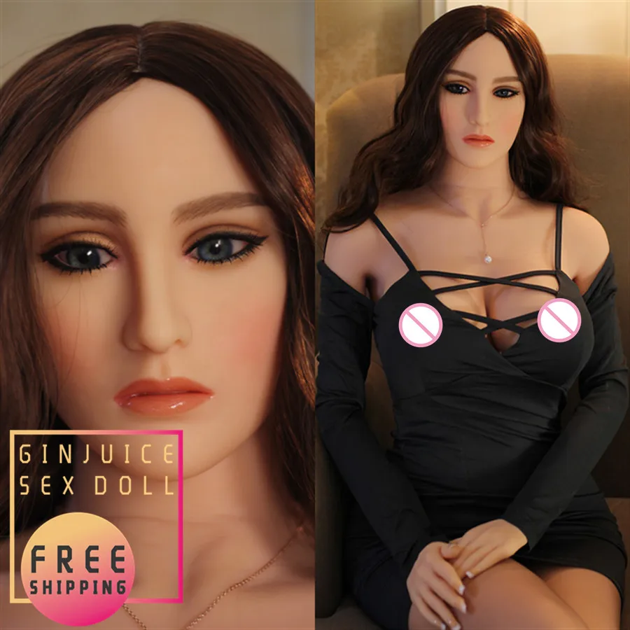 165 см (5.41ft) большие груди пухленькая большая попа секс кукла TPE любовь