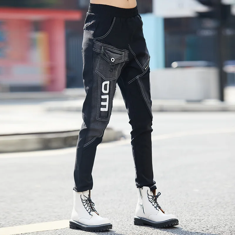 Max LuLu European Fashion Style Female Spring Denim Vintage Pantalons Womens Printed Casual Loose Trousers Oversized Harem Pants | Женская