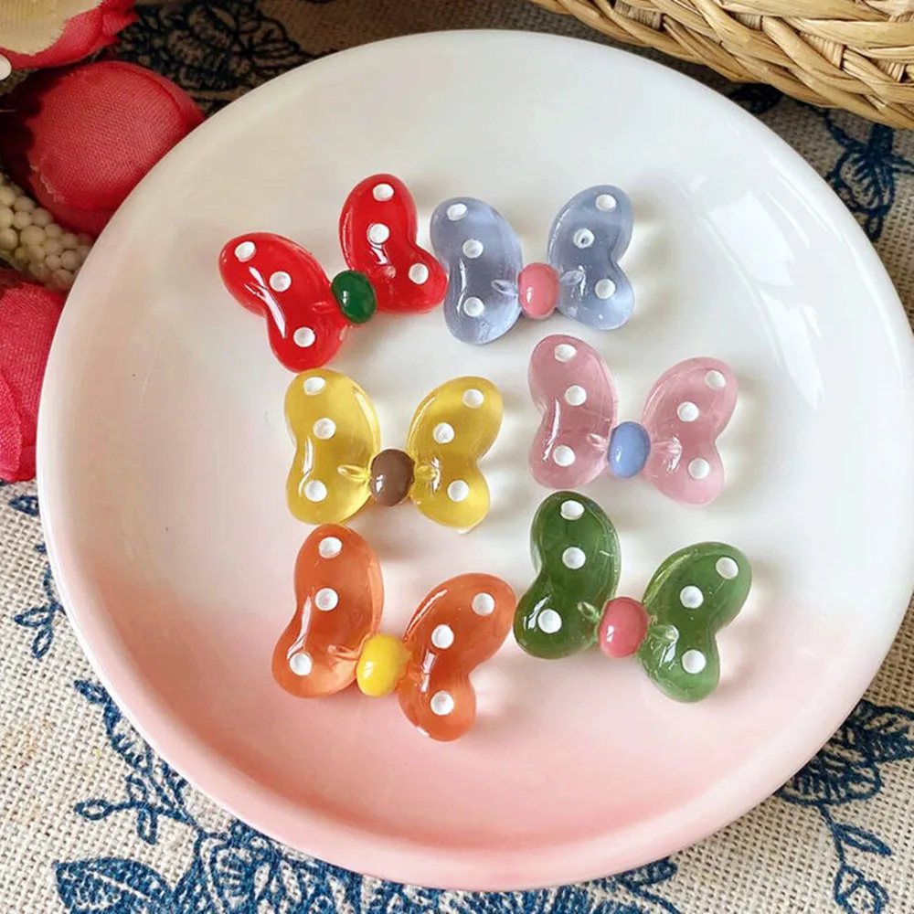 Bowknot Cartoon Resin Accessories Mobile Phone Case Hair Accessories Diy Resin Material