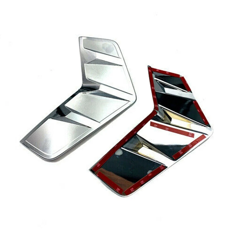 Автомобильная Серебристая ABS Хромированная передняя противотуманная фара