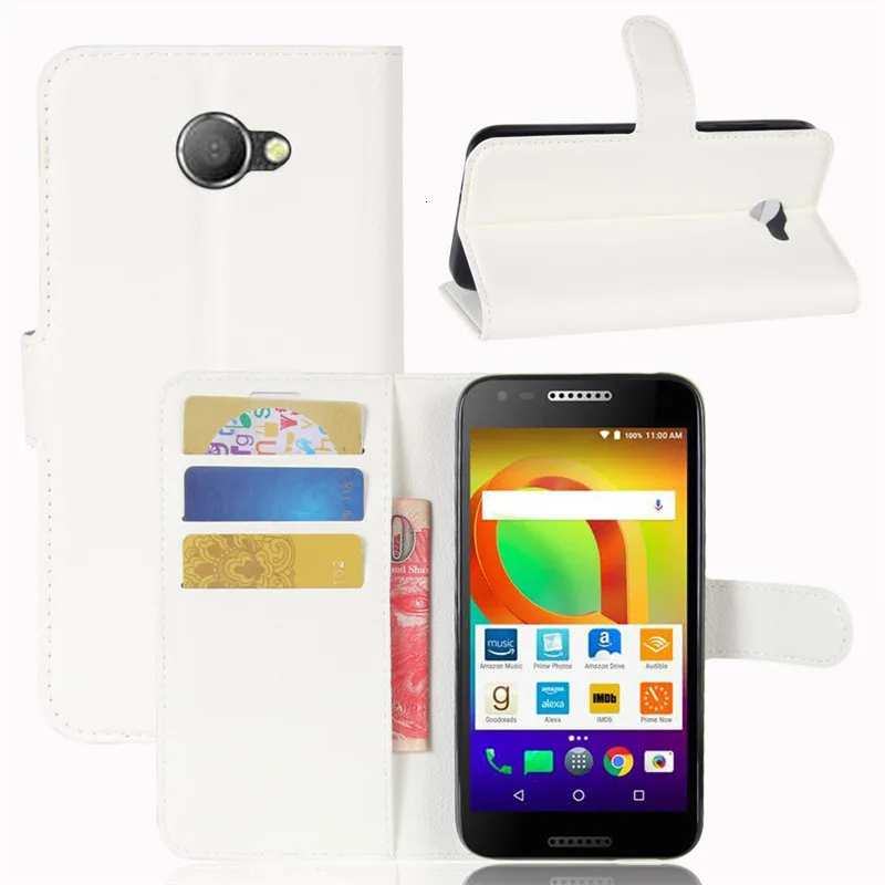 Case For Alcatel A30 fierce Wallet PU Leather Cover A3 5046 5046Y 5046D Fundas Phone Bag TPU Stand Card Holder |