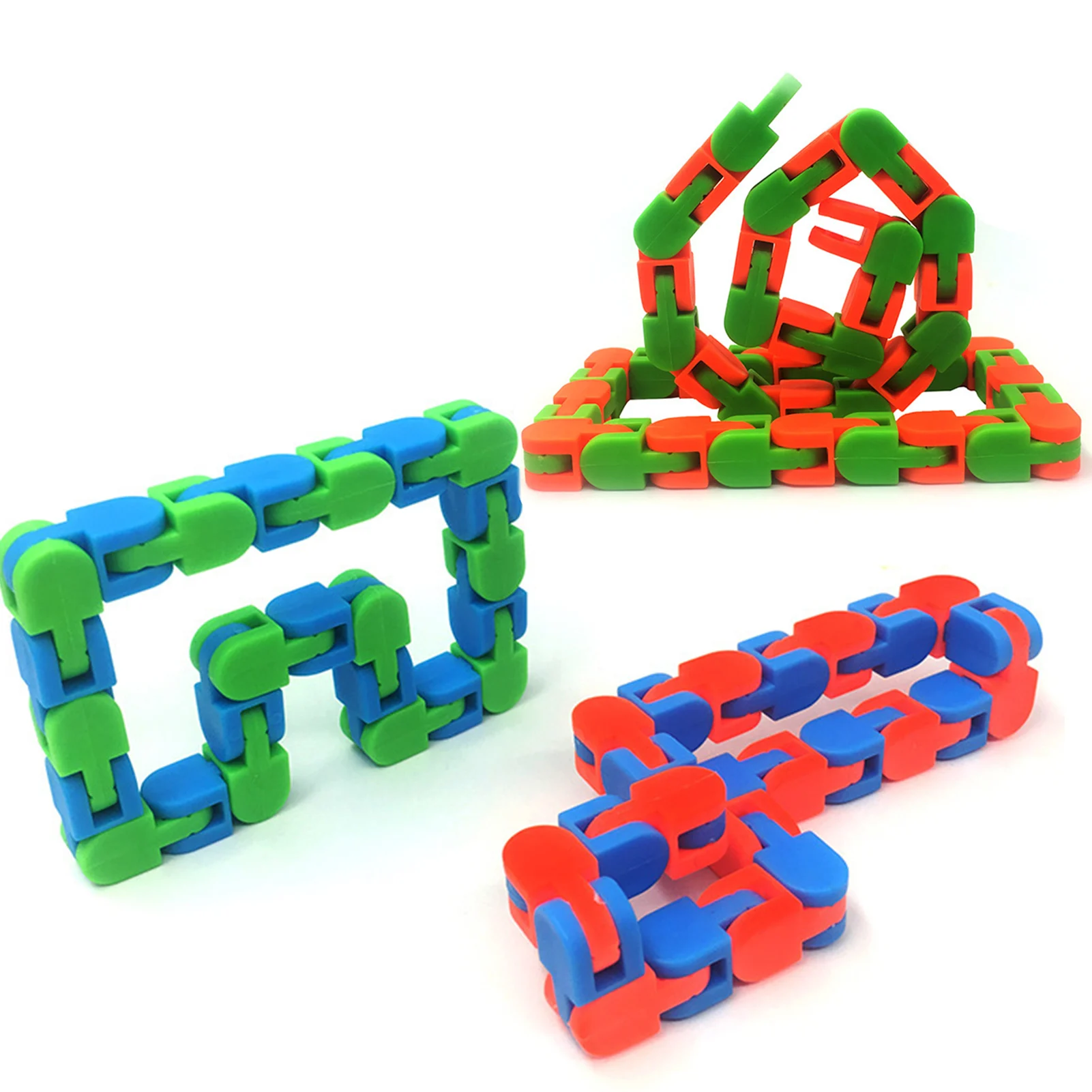 Rompecabezas de serpiente para ni&ntilde;os, 1 Uds., juguete de serpiente para autismo, juguete sensorial cl&aacute;sico, 28CM DH-5