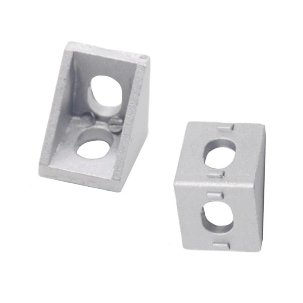 20pcs/lot 2020 2028 Corner Fitting Angle Aluminum Connector Bracket Fastener 3030 Industrial | Обустройство дома
