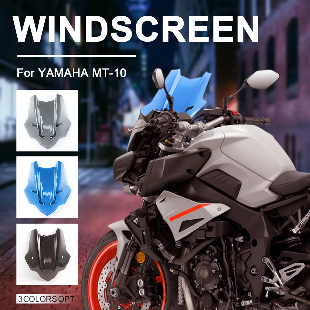 Ветровое стекло для Yamaha MT10 FZ10 2016 17 2018 2019 2020|Козырьки от ветра и ветр. щитки| |