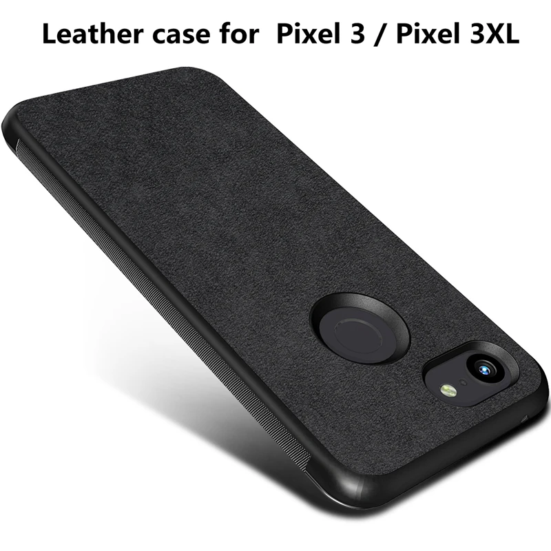 

Чехол-накладка для Google Pixel 3 XL, кожаный, под итальянскую замшу