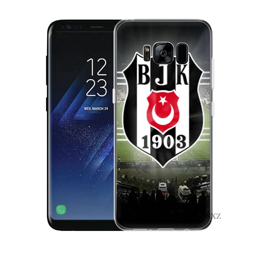 Телефон Бешикташ BJK логотип для samsung S8 S9 S10E S10 плюс S3 S4 S5 S6 S7 Edge Note 8 9 M10 M20 M30 крышка