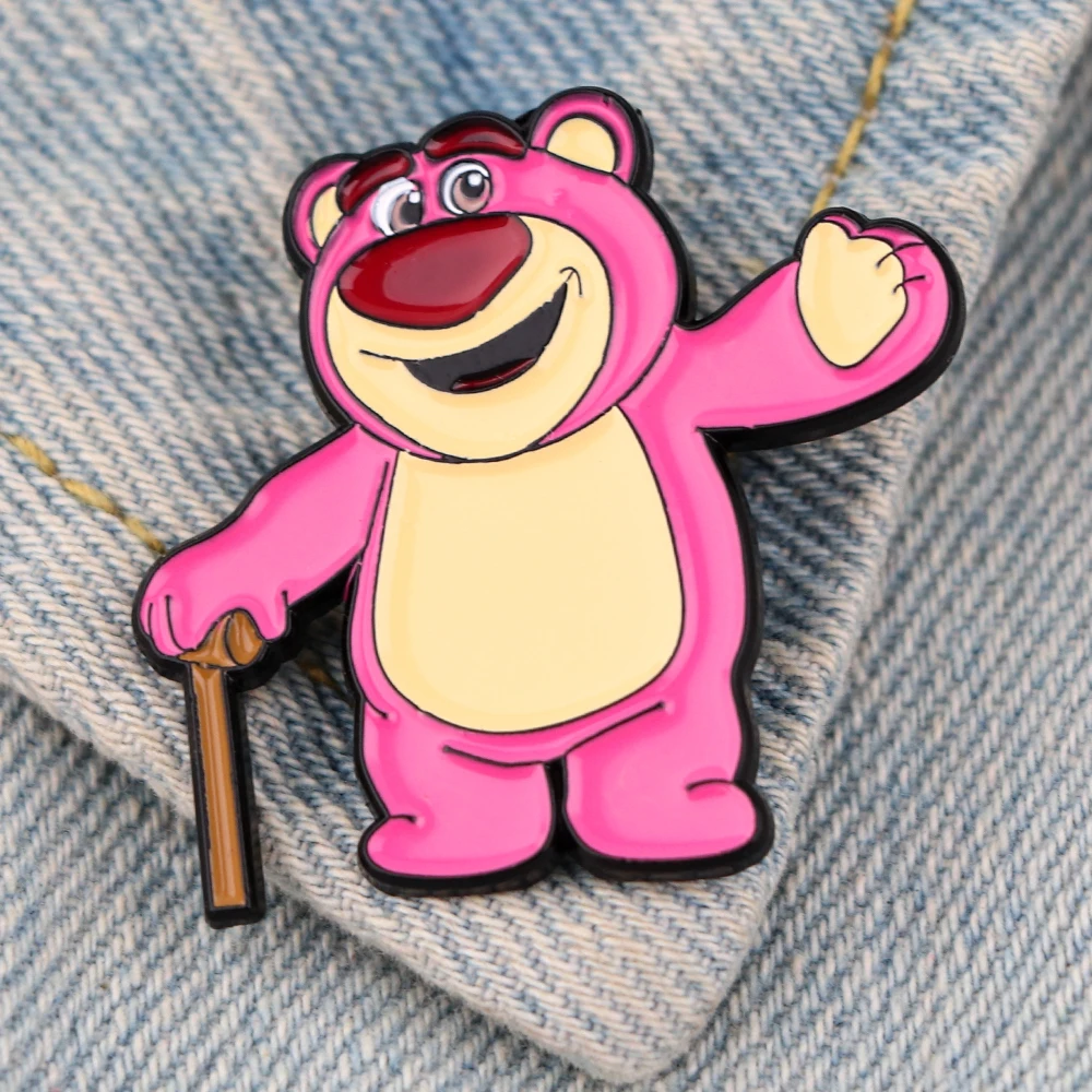 LT1303 искусственная История игрушек милые аниме значки эмалированная заколка