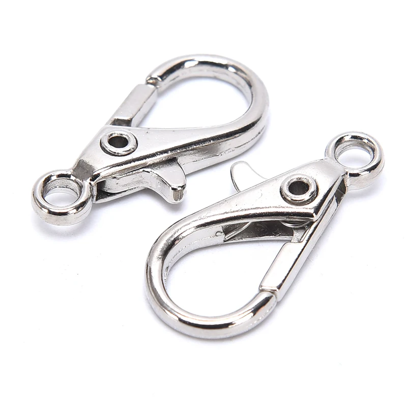 

10pcs/lot Lobster Keyring Claw Clasps Bag Keychain DIY Accessories Alloy Lanyard Snap Hook