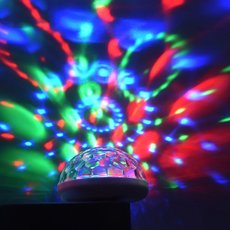Светодиодная Вечеринка USB атмосферный свет DJ Мини Красочный музыкальный звук