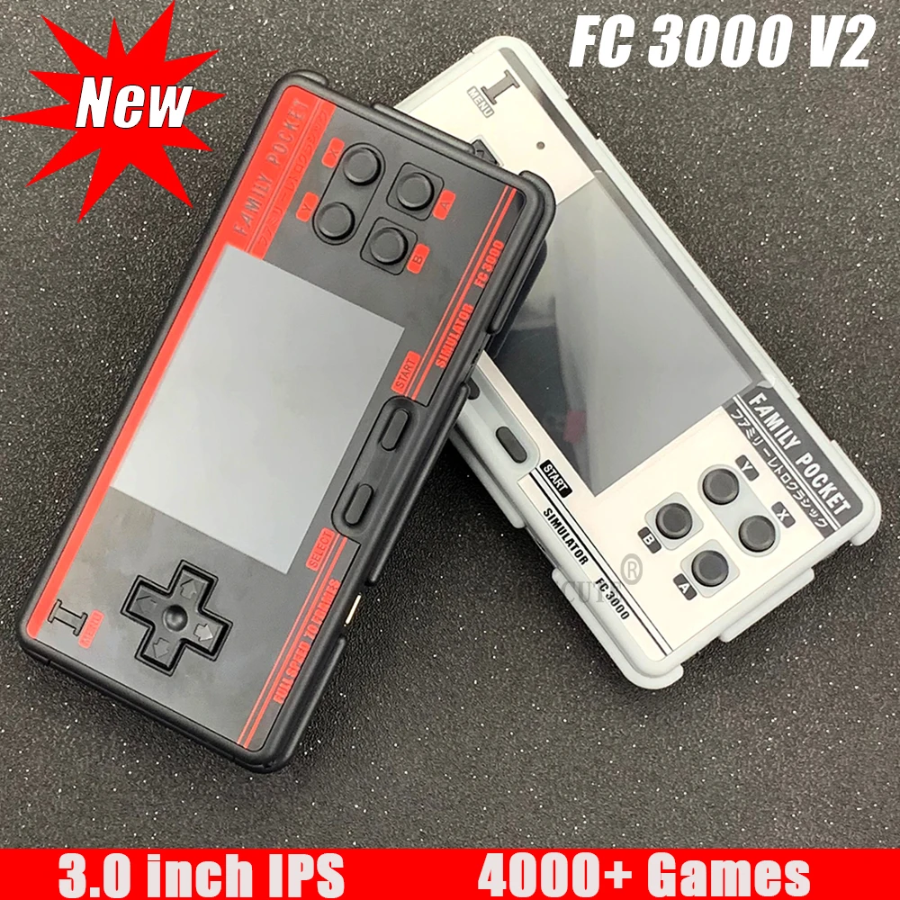 

Classic Handheld Gaming Console 3.0 Inch IPS Screen Built in 4000+ Games 10 Simulator Children Video Game Console Dropshipping