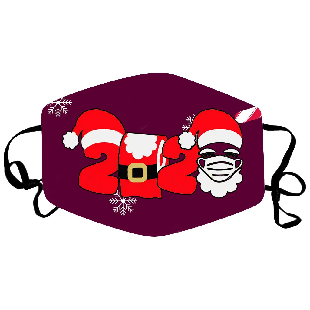

1Pcs Kid Cool Mouth Cover Christmas Anti-Pollution Washable and Reusable Breathable Masks 1PC mask+2PC Filter Mondkapjes