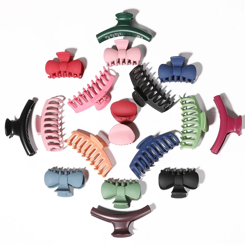 1 шт. корейские модные заколки для волос ярких цветов женщин большие элегантные