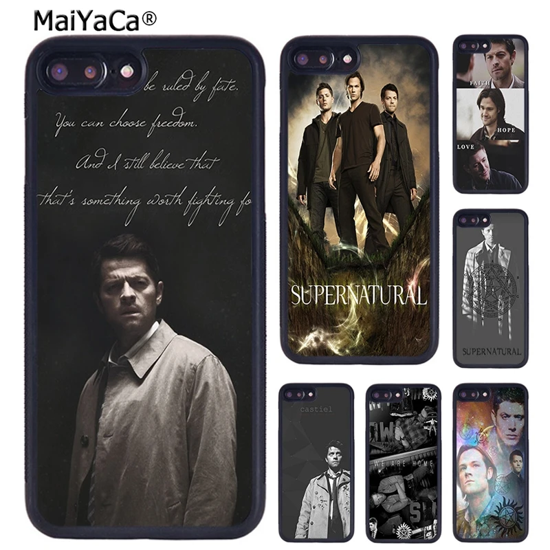 MaiYaCa сверхъестественный чехол для телефона Дин сам Кастиэль для iPhone 14 X XR XS 11 12 13 Pro MAX 5 6 6S 7 8 Plus Samsung Galaxy S21 S22