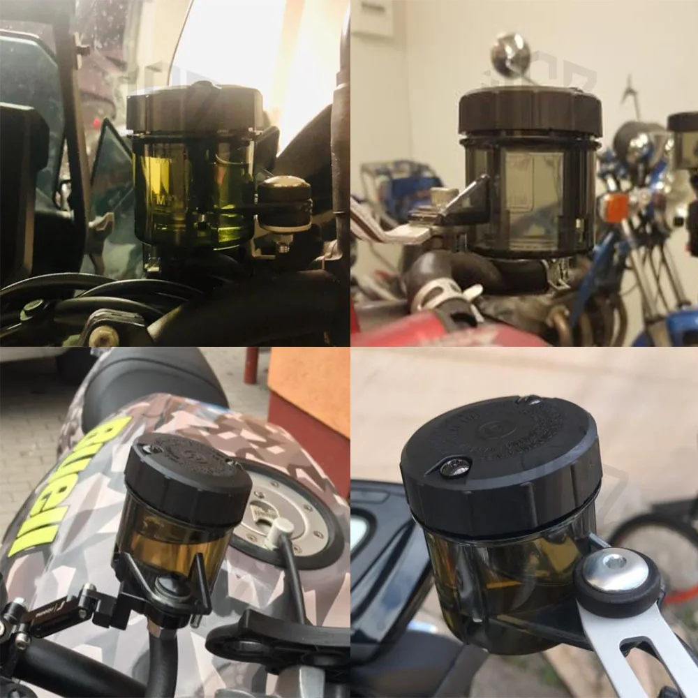 Универсальный Большой резервуар для тормозной жидкости Vespa Kawasaki Triumph Yamaha Honda