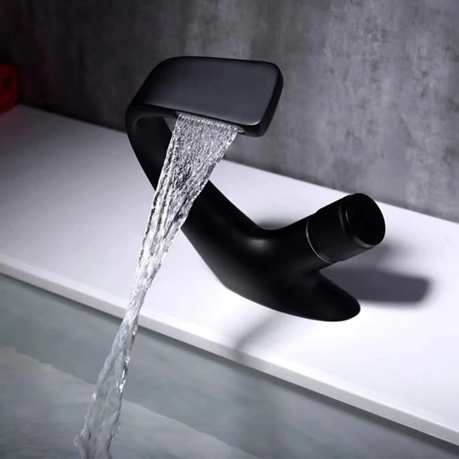 

Copper Falls Basin Sink Mixer Tap Bathroom Kitchen Knob Control Single Lever Lee