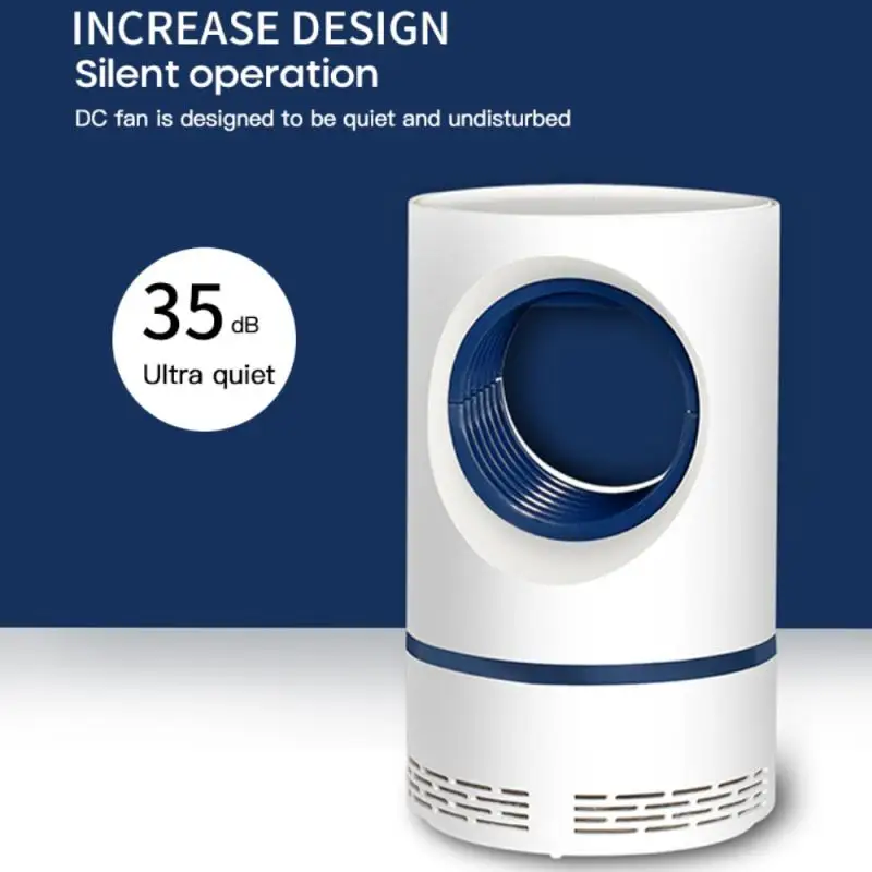 

1pc LED Inhalation Type Mosquito Killer Electronic Mosquito Trap Is Detachable For Easy Cleaning And Easy To Carry And Fly Trap