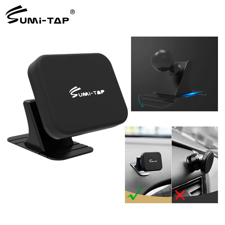 Магнитный автомобильный держатель для телефона Sumitap стикер 360 универсальный