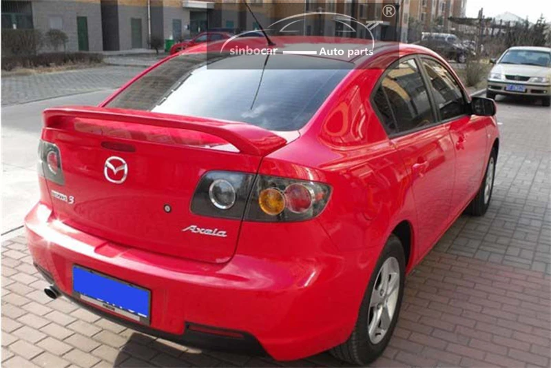 Окрашенный дефлектор в спортивном стиле задний спойлер из углеродного волокна