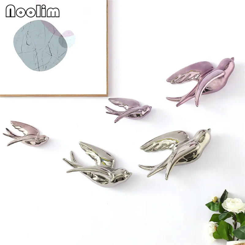 Скандинавские Керамические домашние европейские 3D настенные подвесные