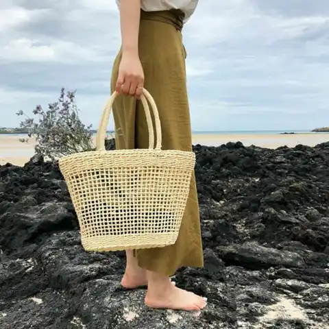 Новое поступление, Женская круглая соломенная Ретро сумка через плечо, плетеная корзина, сумки для покупок