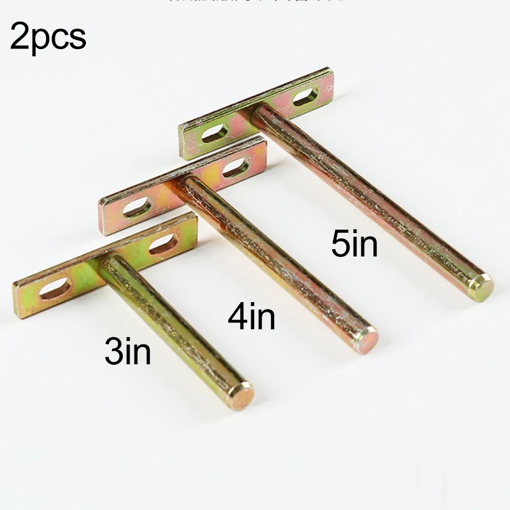 

2pcs Invisible Floating Shelf Brackets Wall Mounted Nail Fixed Table Concealed T-shaped Holder Heavy Duty Support Home Hardware