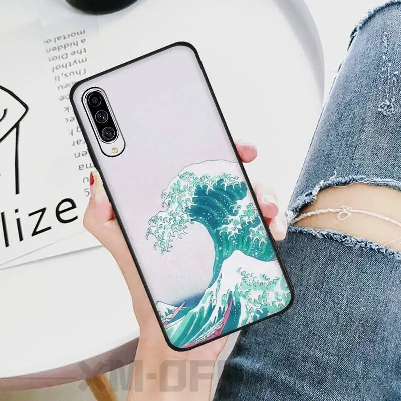 

Big Wave Of Kanagawa Phone Case For Samsung Galaxy A20 A40 A50 A70 Note 8 9 10 Tpu Cases Cover For Samsung Galaxy A20 Case