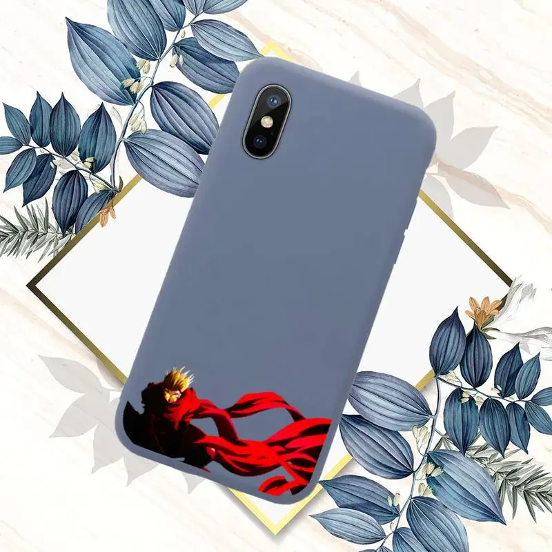 

TriGun Stampede Wolfwood Phone Case Blue Candy Color for iPhone 11 12 mini pro XS MAX 8 7 6 6S Plus X SE 2020 XR