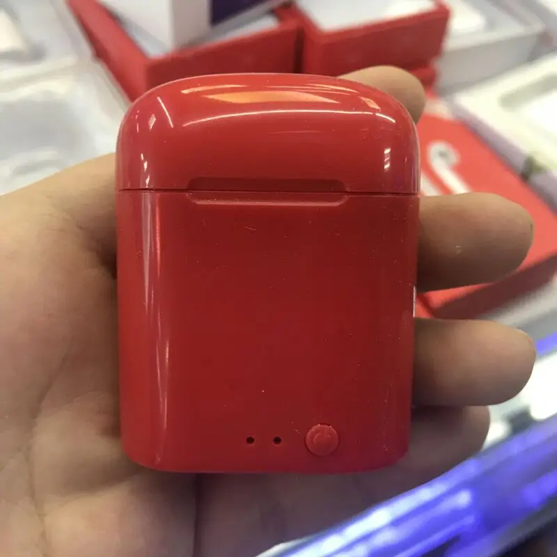 WPAIER I7S TWS портативные Bluetooth наушники Беспроводные с зарядным устройством bluetooth