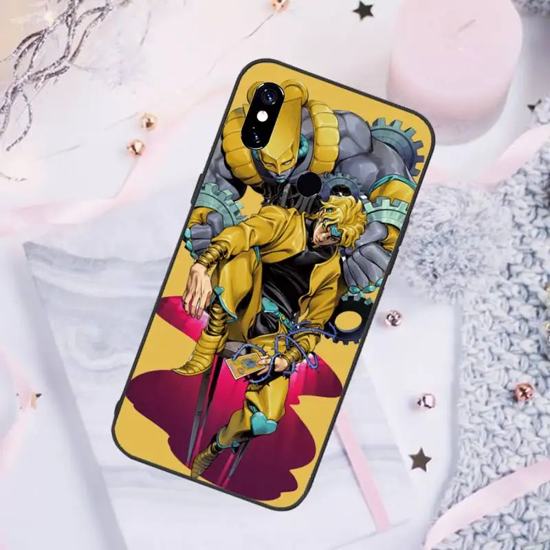 

DIO JOJO Anime Phone Case For Xiaomi Redmi 4x 5 plus 6A 7 7A 8 mi8 8lite 9 note 4 5 7 8 pro