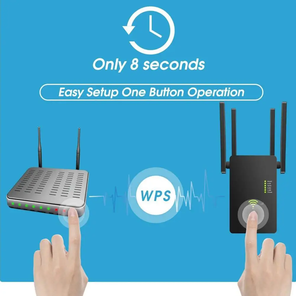 Усилитель сигнала Wi-Fi универсальный 1200 Мбит/с | Компьютеры и офис