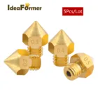 5 шт. MK8 Латунное сопло M6 резьбовое обновление большой емкости сопло для CR10 CR10S Ender-3 3D принтера 1,75 мм нить печатающая головка.