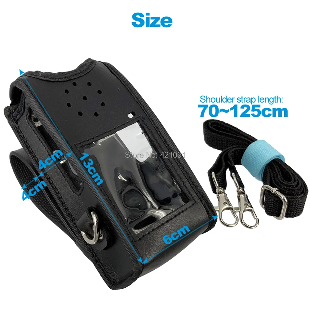 Leather Case Cover Bag For Baofeng UV-9R Plus BF-A58 BF-9700 GT-3WP UV-XR UV-5S UV 9R Walkie Talkie Accessories