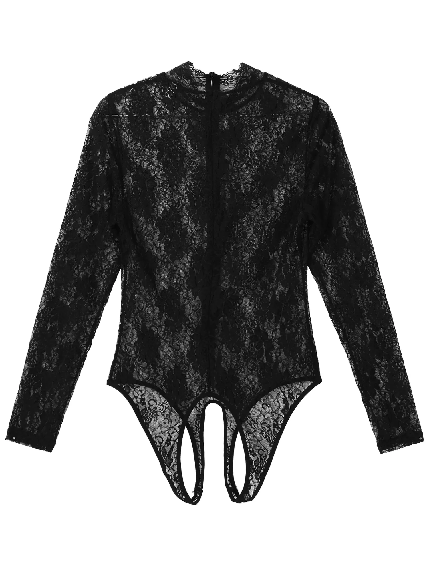 Для женщин цветочный узор облегающий костюм из леотарда для длинный рукав