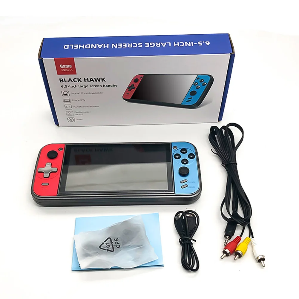 

X16 8G/8G+32G Portable 6.5 inch Large Screen Video Game Console GBA FC NES Games Console Handheld Retro Video Game Console