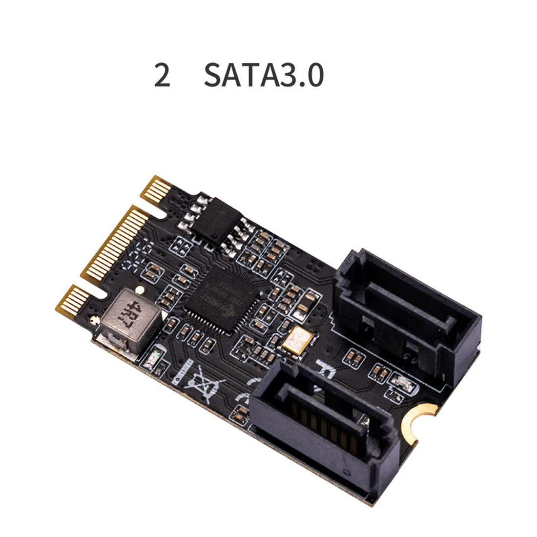 Карта адаптера с бесплатным драйвером для M.2 PCI Express до Sata3 B Key + M 2 портов SATA 6Gbp/s PCIe 3