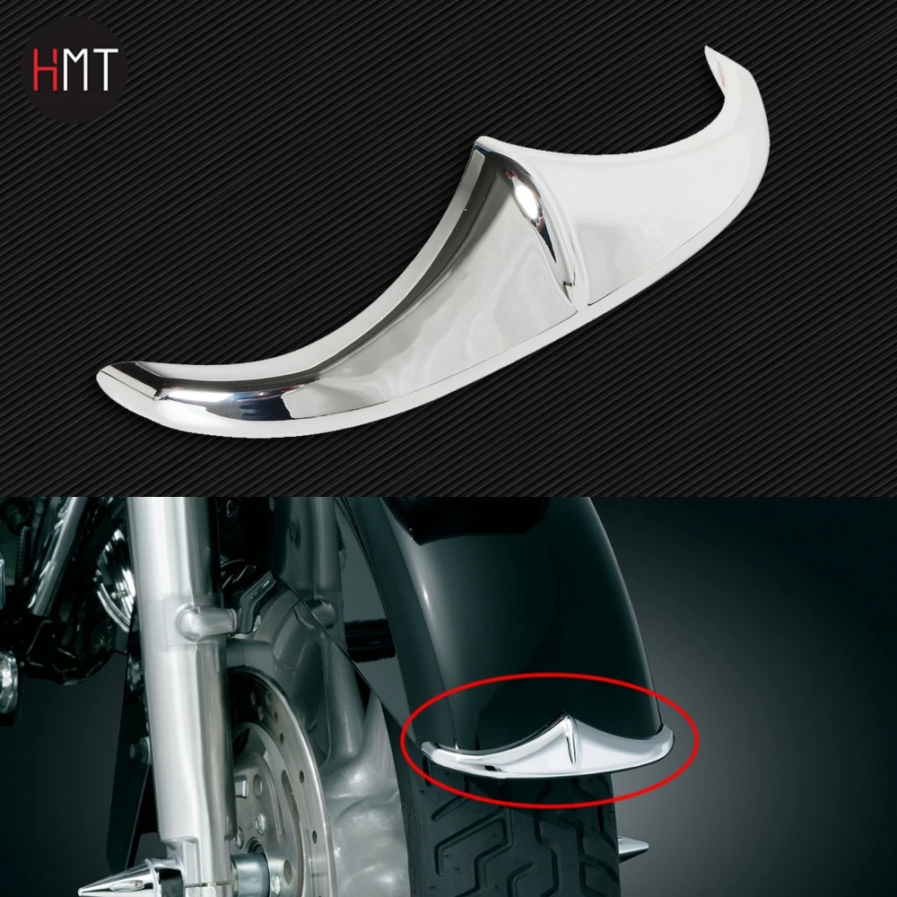 

Chrome Motorcycle Front Fender Accent Trim Case for Harley Street Glides Dyna FLHRSE Road Glides Road King 04-19