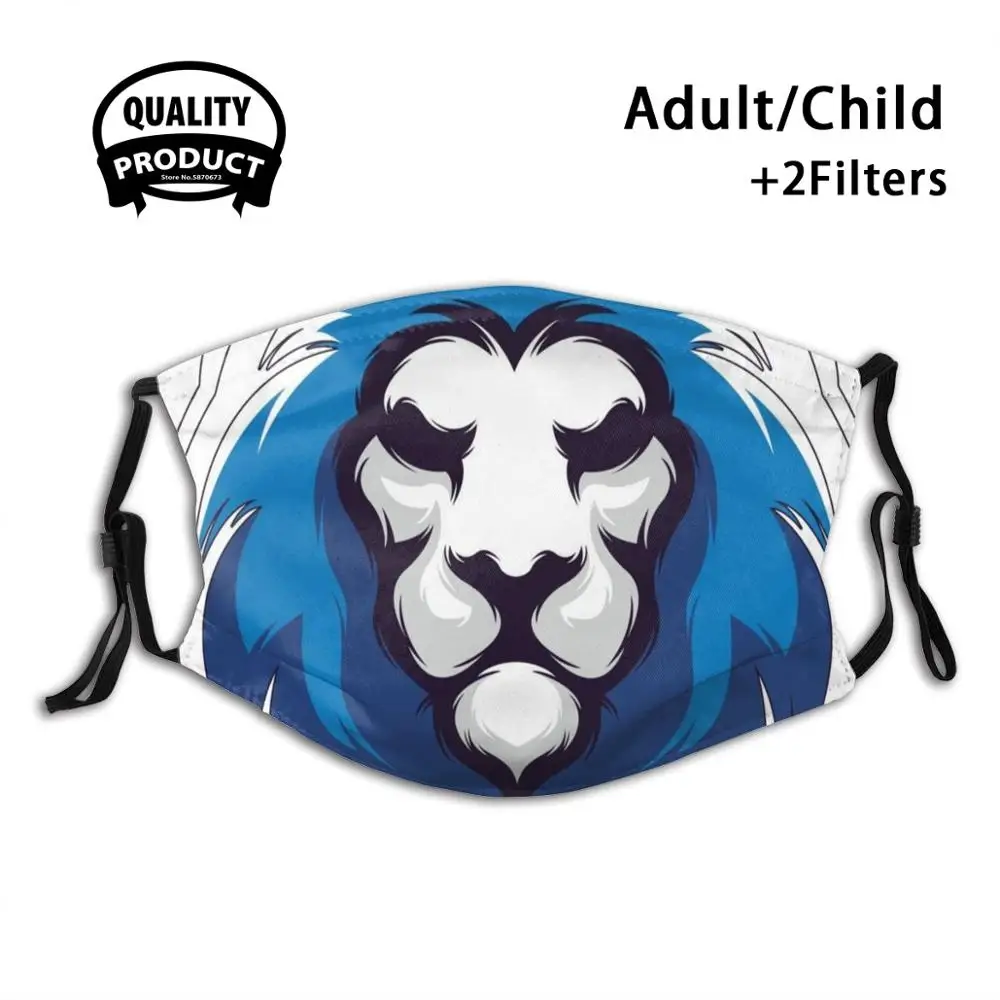 

For The Alliance Reusable Mouth Mask Washable Filter Anti Dust Face Masks Gamers Geek Nerd Wow Stormwind Wind Game Lion
