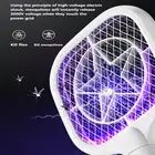 2 в 1, электрическая ловушка для комаров, 3000 в