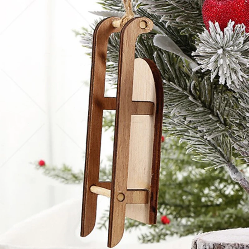 Необычные изысканные прочные практичные портативные рождественские мини-сани |