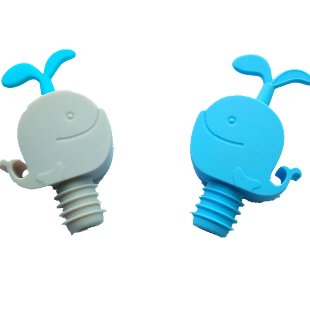 3 шт Кит Силиконовый вино Pourer Симпатичные бутылки Пробка Творческий аэратор для