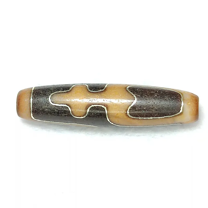 

Old Bead Inlay Silver Sillk Treasure Vase Patterns 12.5mm*52mm Tibetan Dzi Beads Powerful Totems Great Gifts free shipping