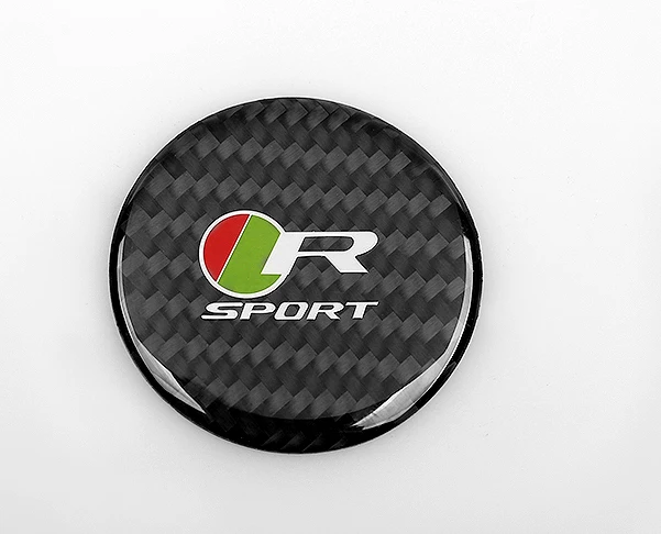 

S R Sport Car Gear Shift Knob Center Console Sticker For Jaguar F-PACE XF XJ XE XEL XFL Modificaiton Sticker Jaguar Sticker