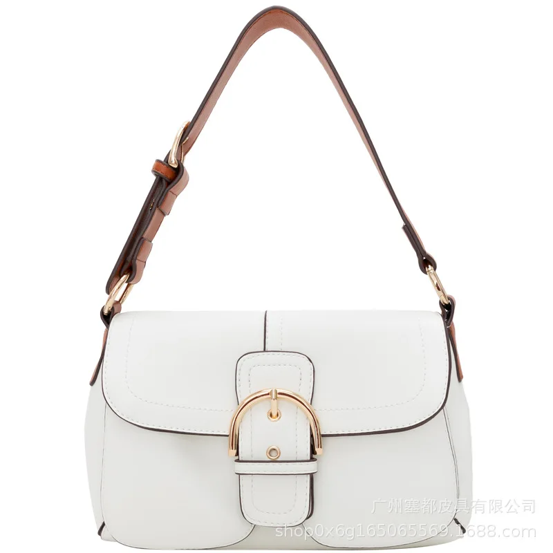 

Quality Bags For Women 2021 Fashion Wild Small Square Bag Wide Straps Female Shoulder Bag Casual Solid Color Lady Messenger Bag