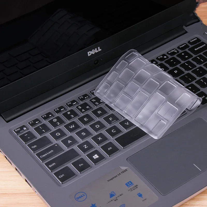 Для клавиатуры ноутбука из ТПУ чехол для DELL Inspiron 14 7000 7460 7472 7466 7447 7437 3442 3443 5447 15-7570 7560