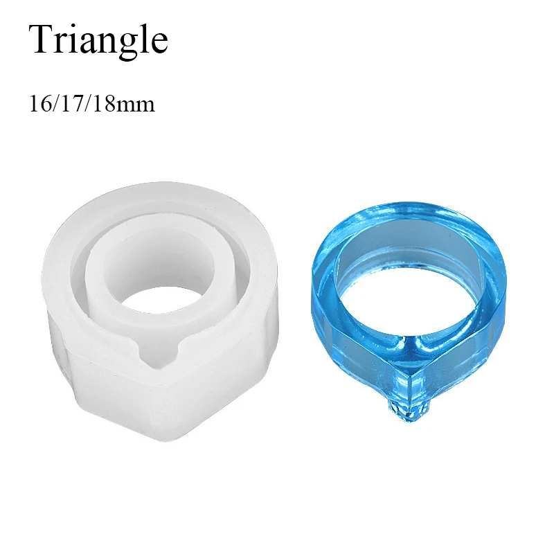 

New Transparent Silicone Mould Dried Flower Resin Decorative Craft DIY arc ring mold Type epoxy resin molds for jewelry