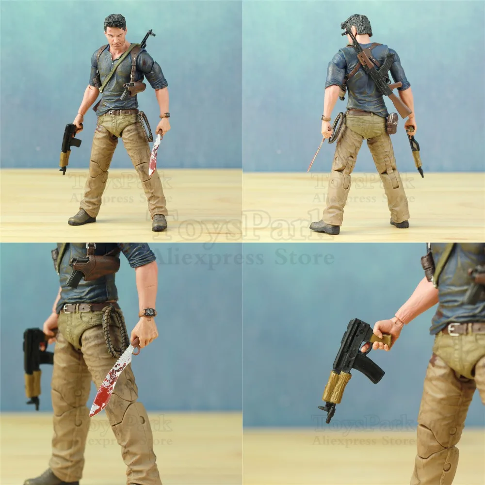Uncharted 4 конец вора конечная Натан Дрейк 7 &quotфигурка куклы игрушки KO's NECA